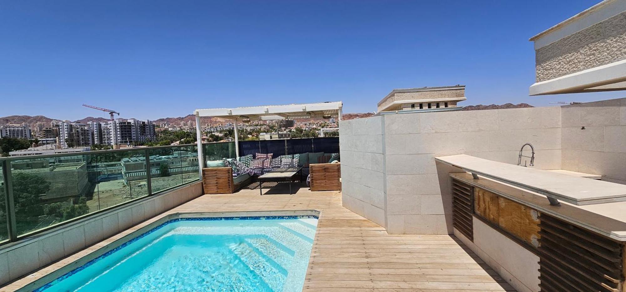 Apartment De Golf Luxury Royal Exclusive Class Apt-residence Near The Sea With Pool Gym Eilat